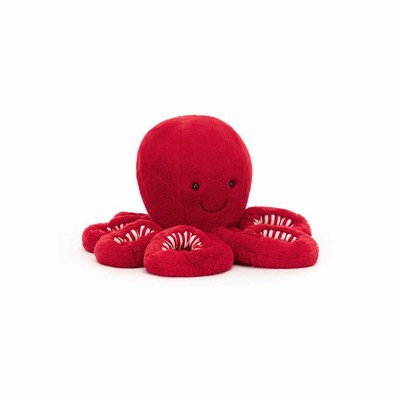 Jellycat Cranberry Octopus UK | 94708GNTJ